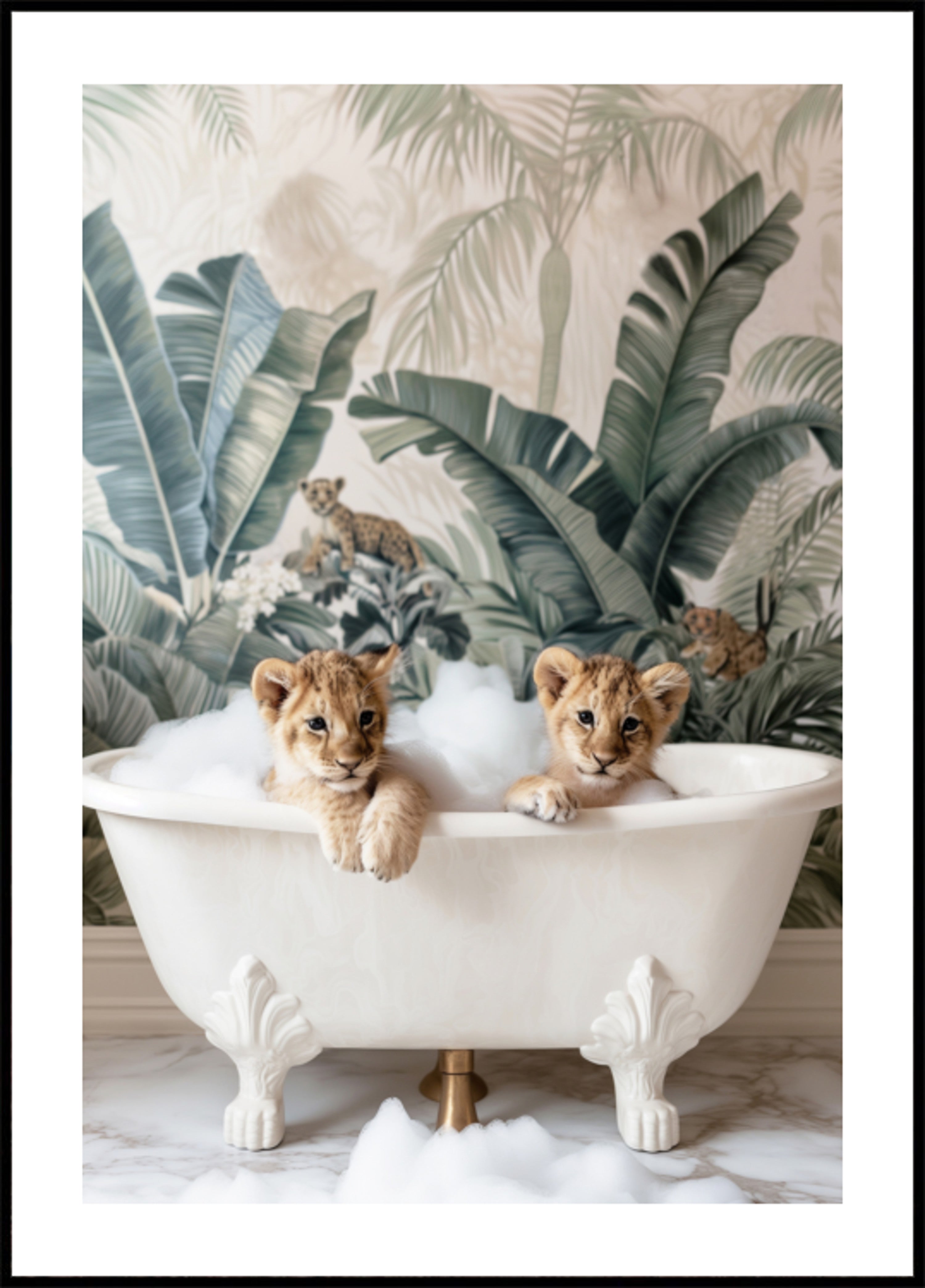 Lion Cubs habfürdő