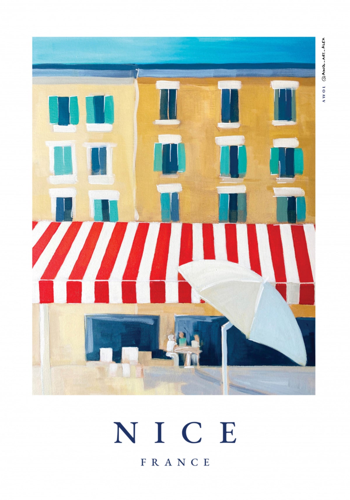 Nice franséische Café
