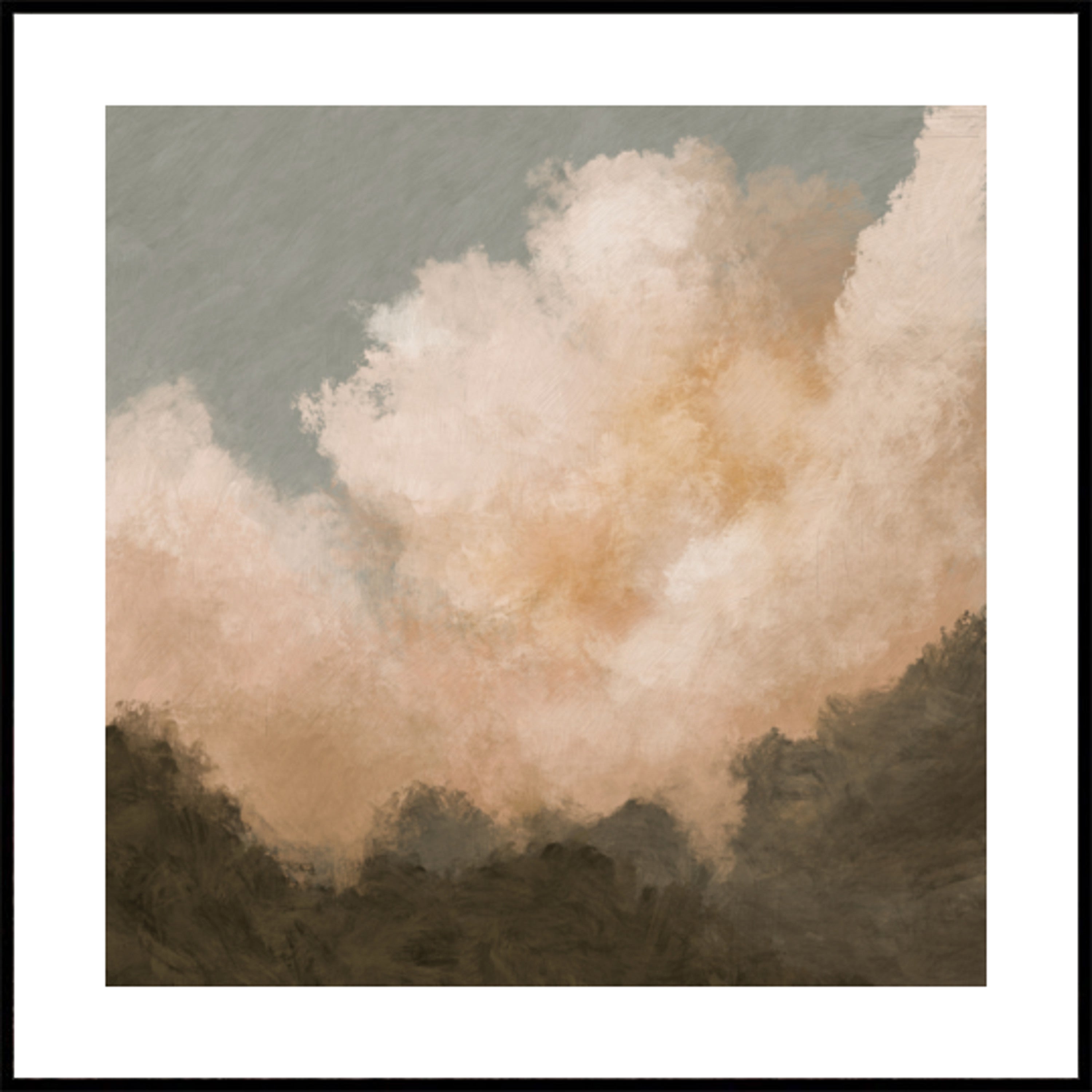 Serene Mountain Clouds