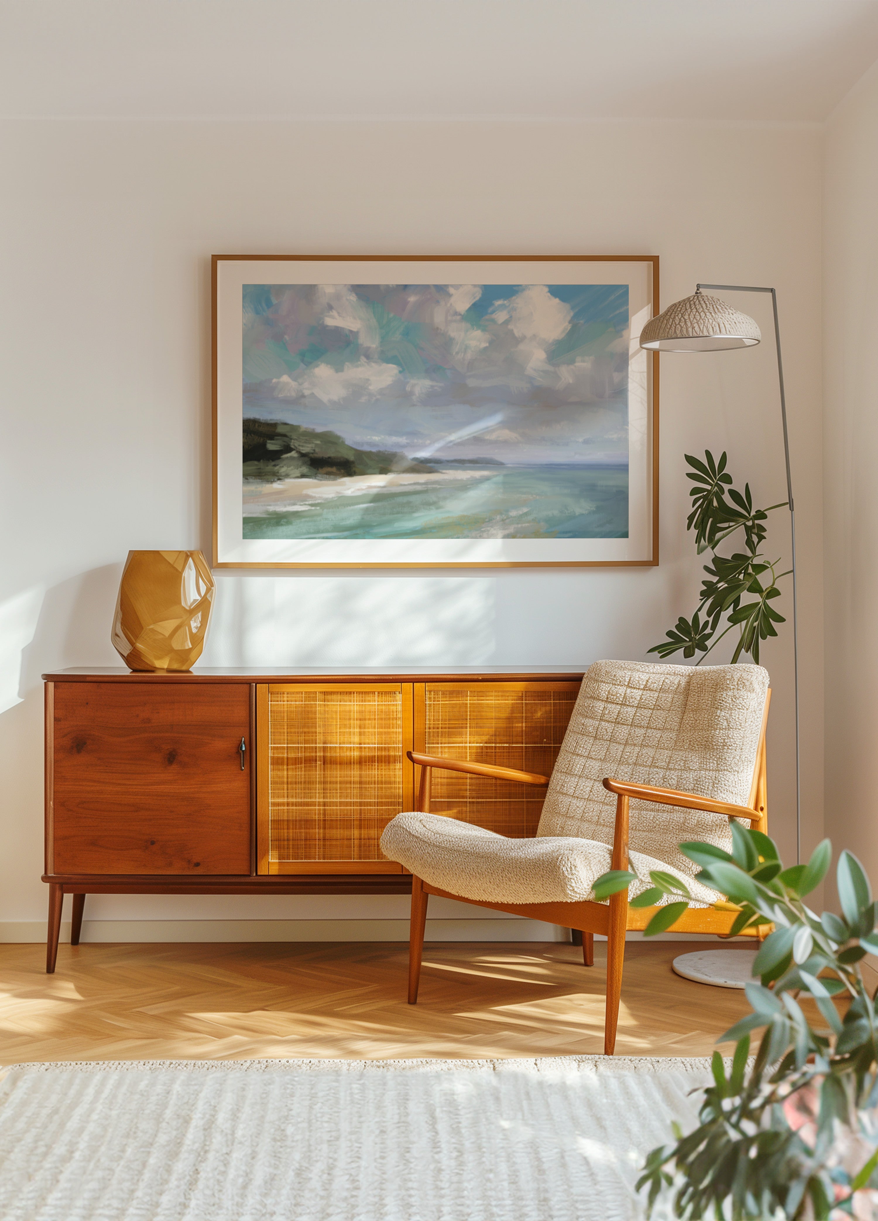 Peaceful Beach Scene