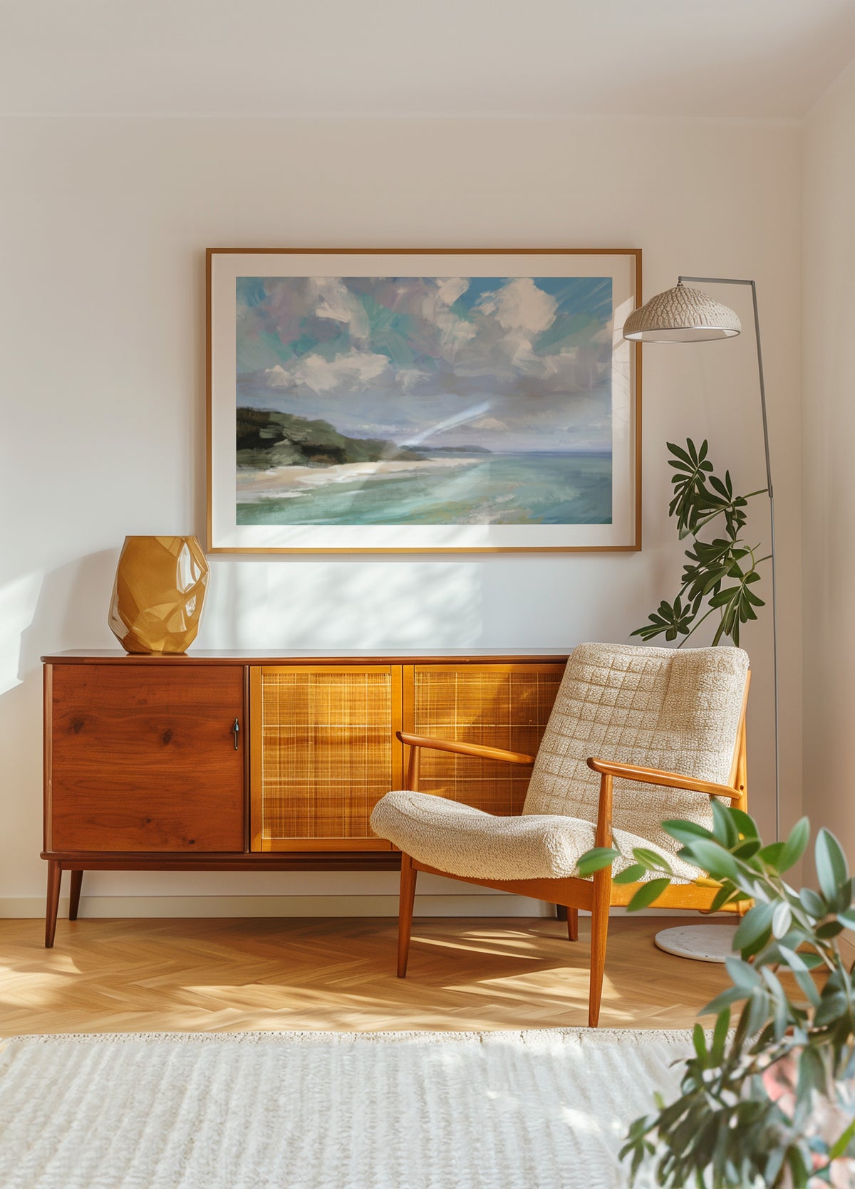 Peaceful Beach Scene