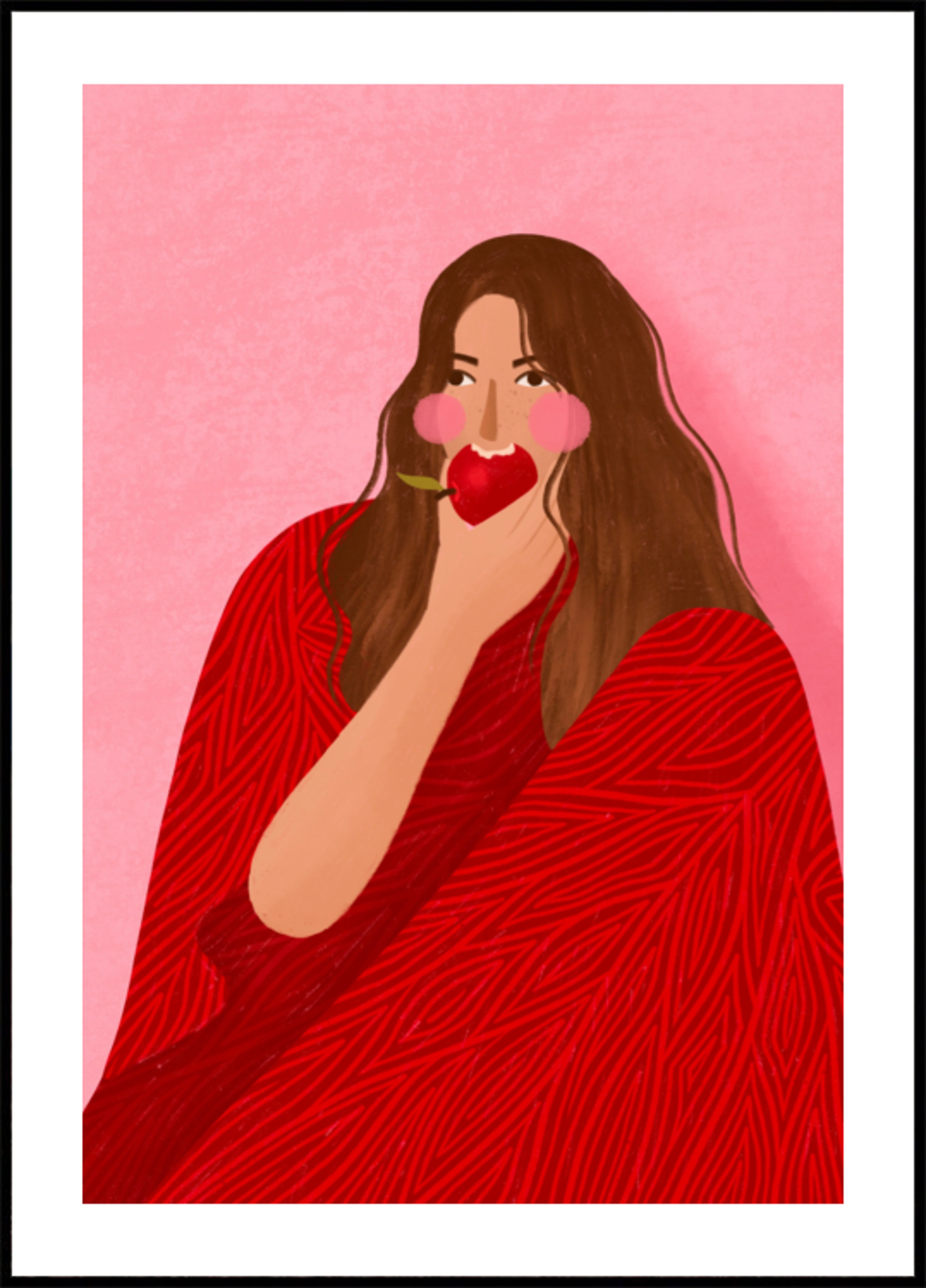 Cozy Woman Apple