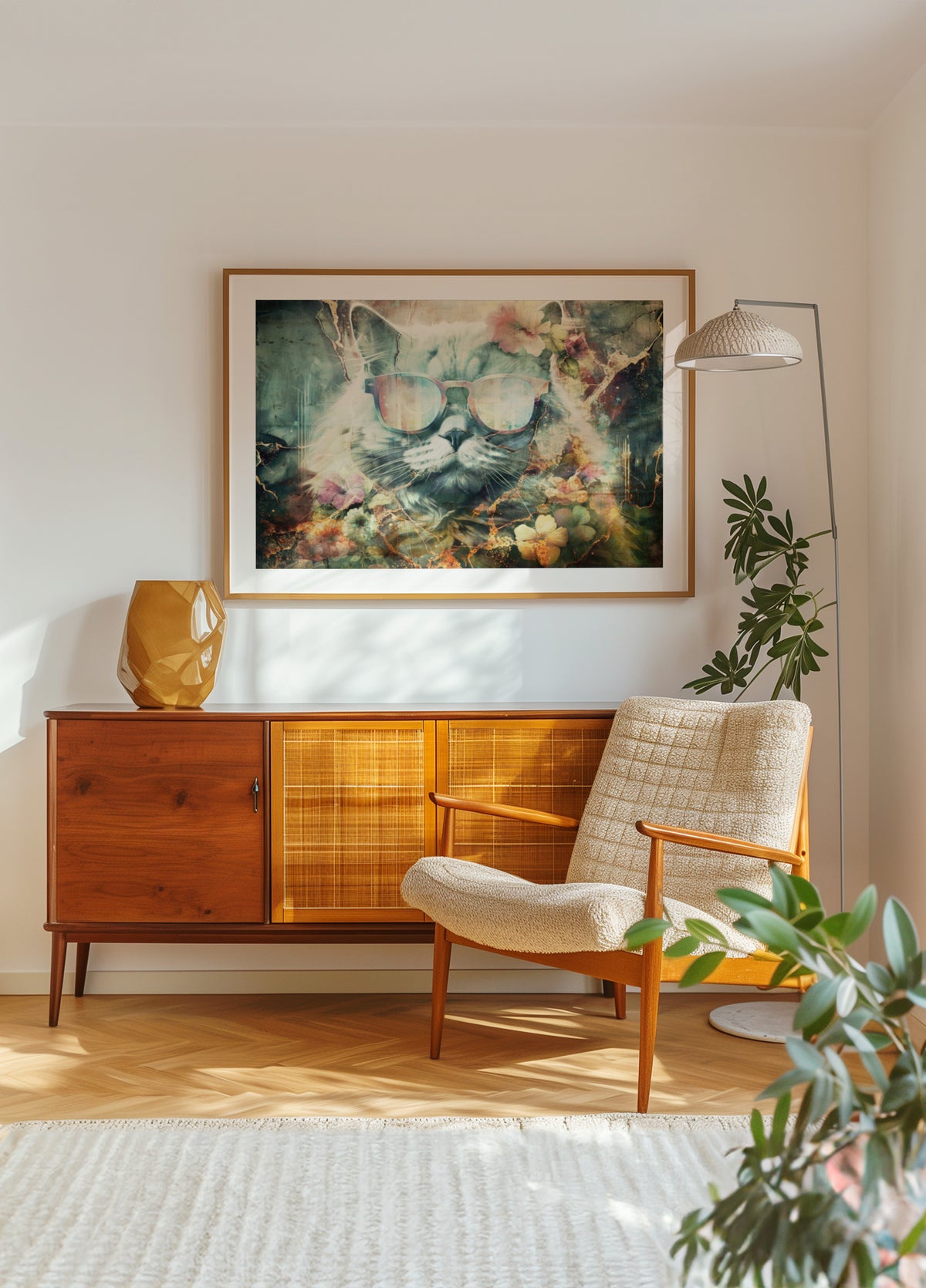 Vintage lilleline kass