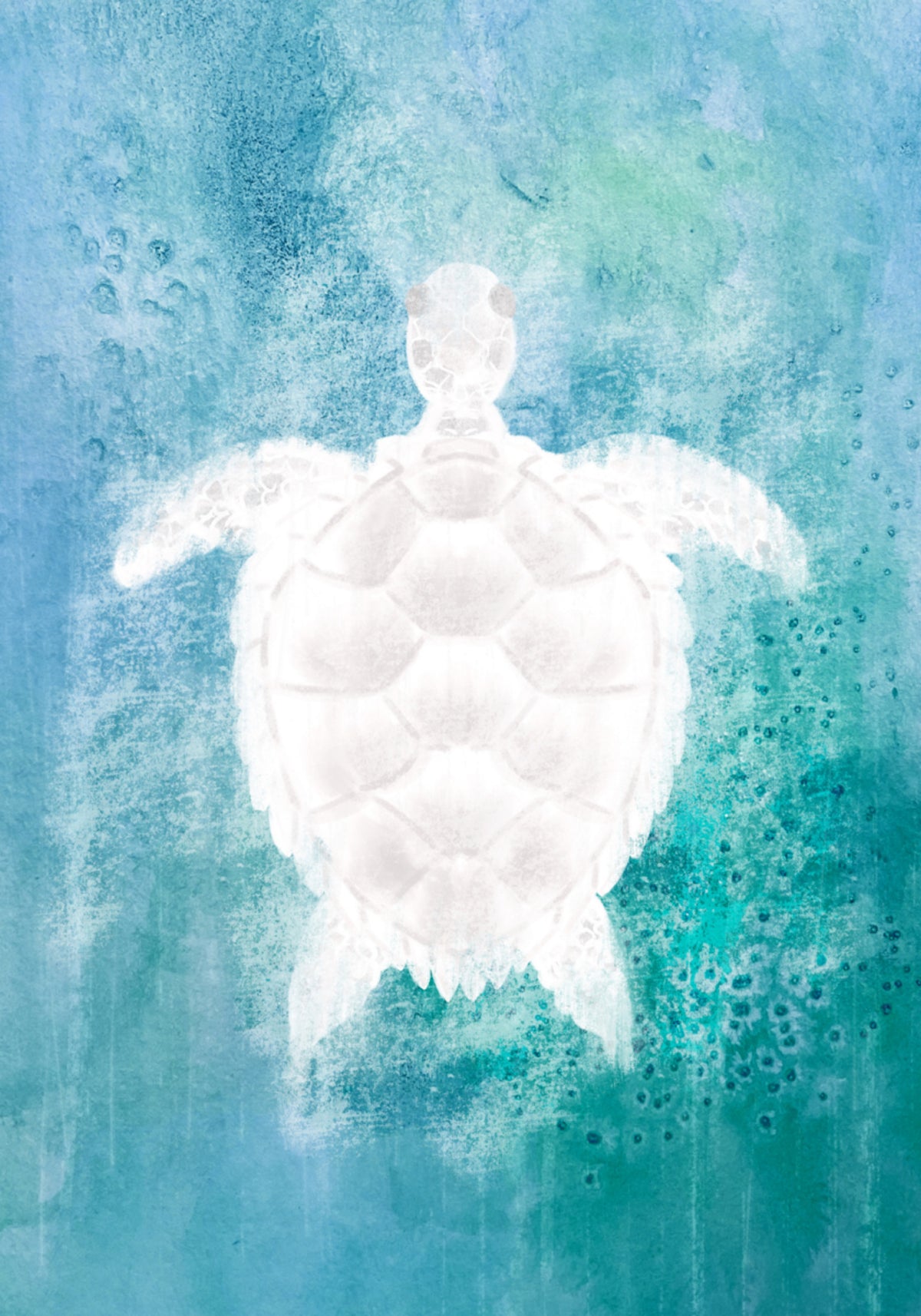 Serene Sea Turtle