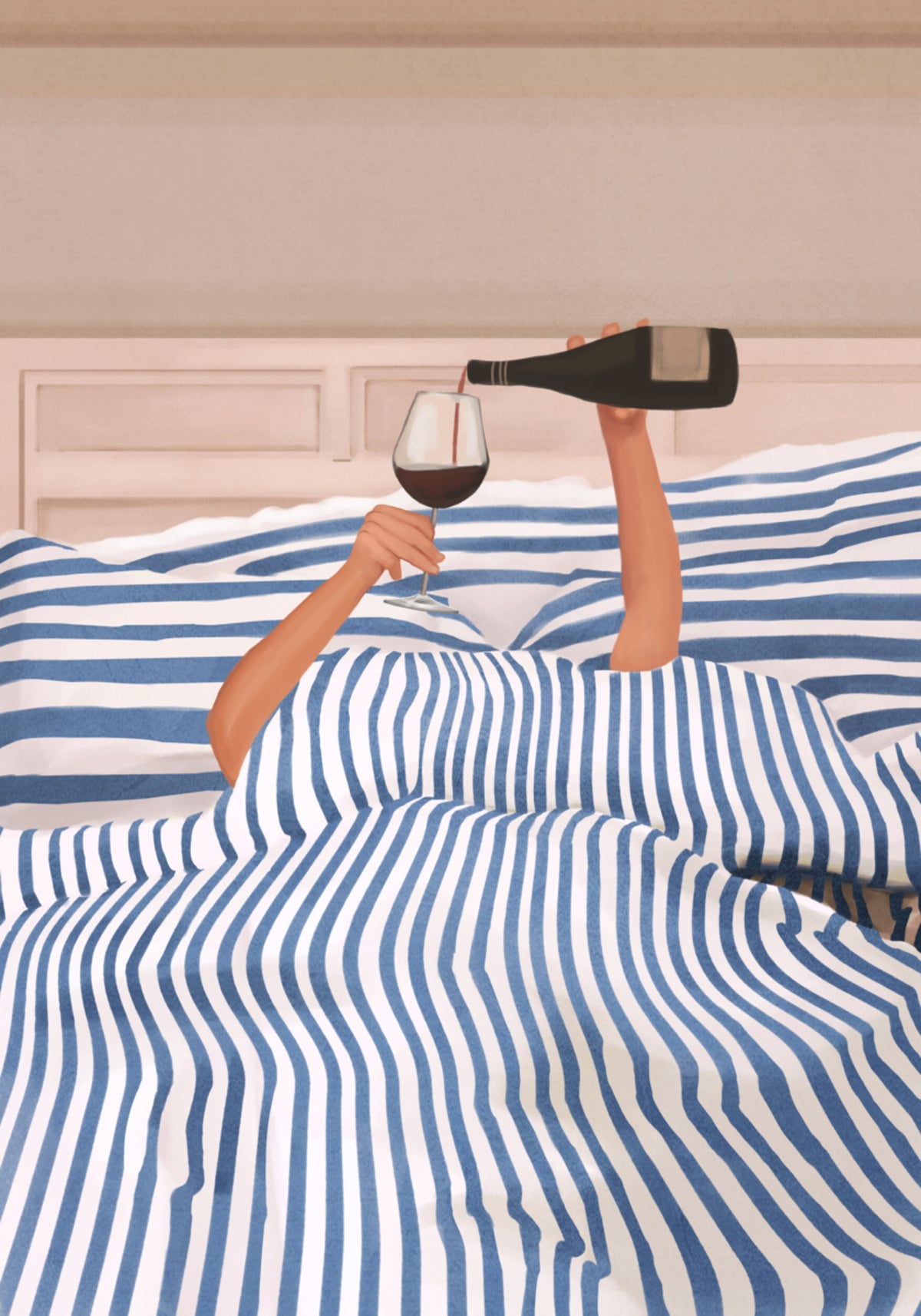 Vin în pat