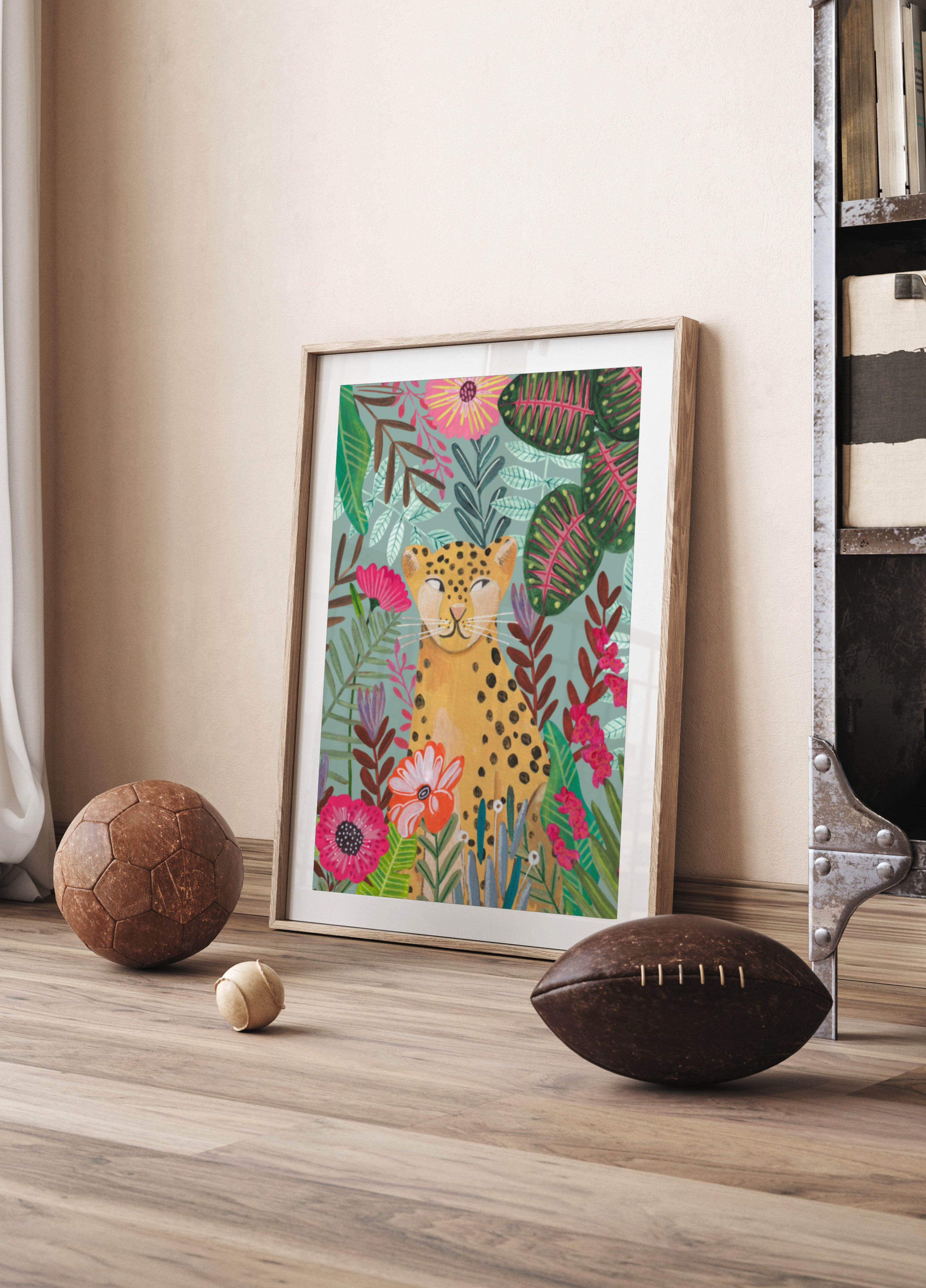 Leopard in the Jungle