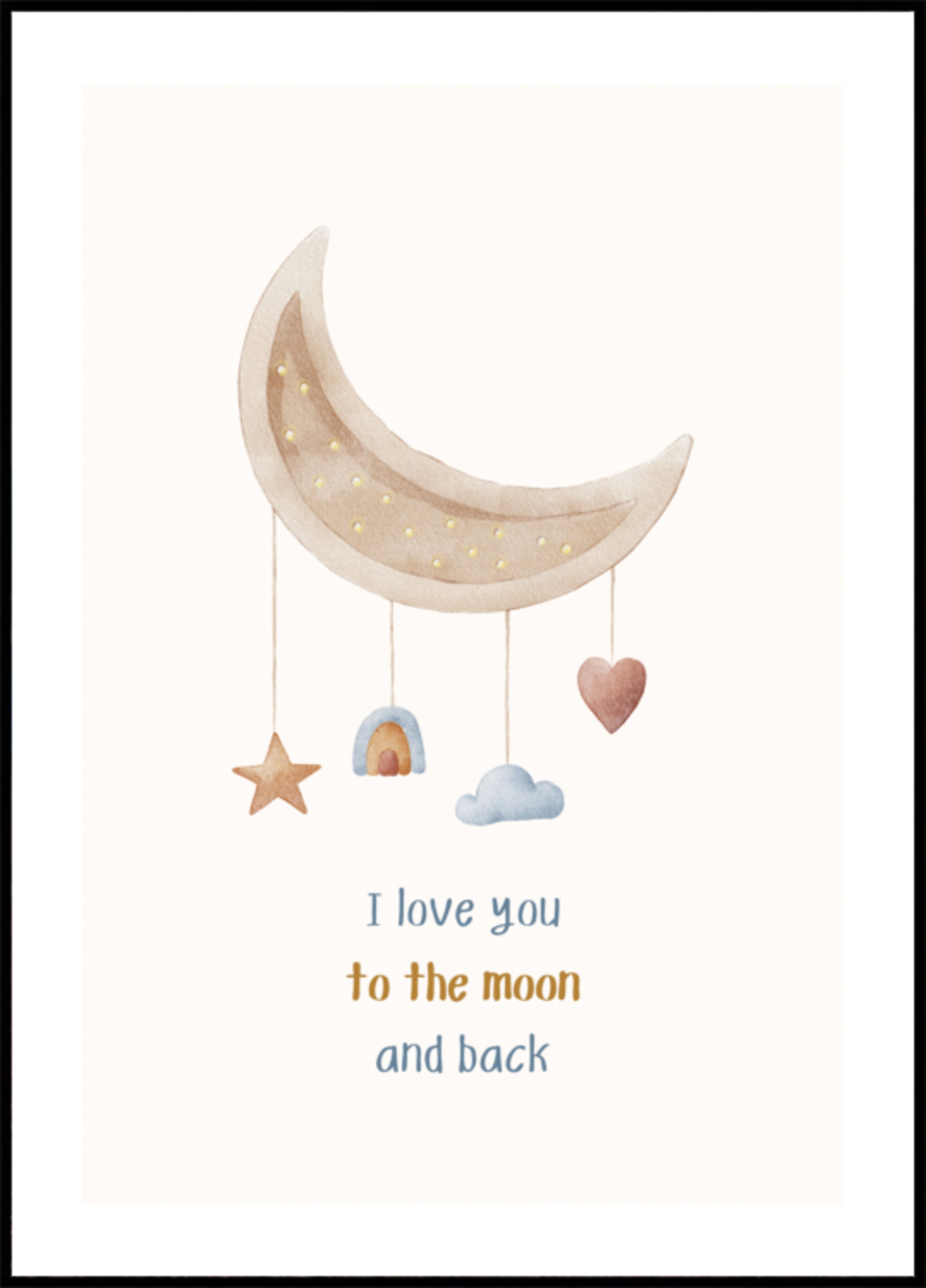 Dreamy Moon Love Quote