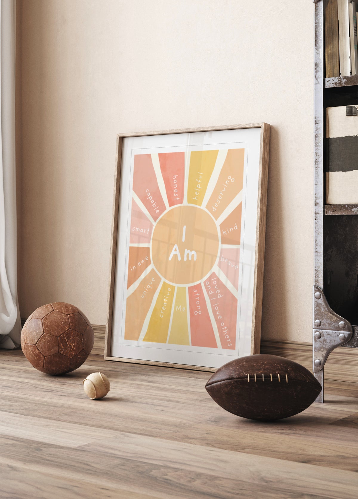 Positive Affirmations Sunburst