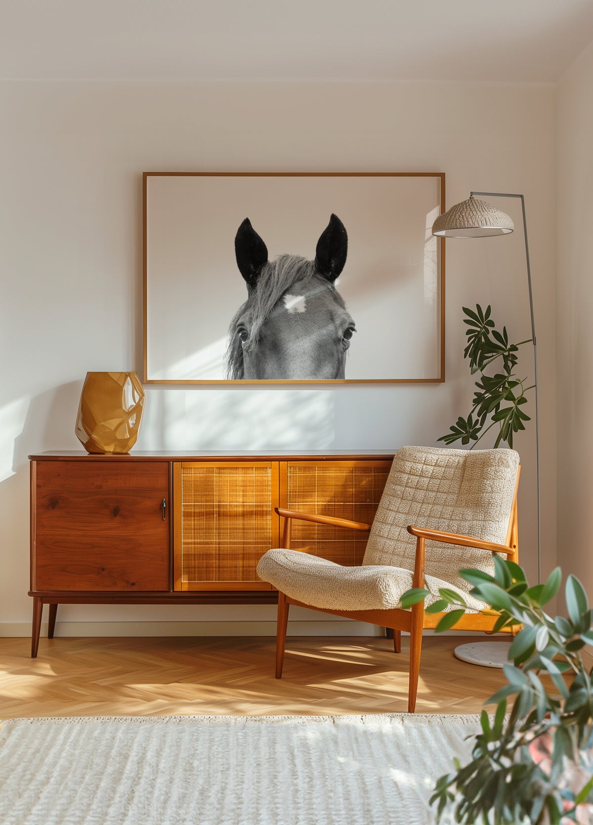 Peeking Horse