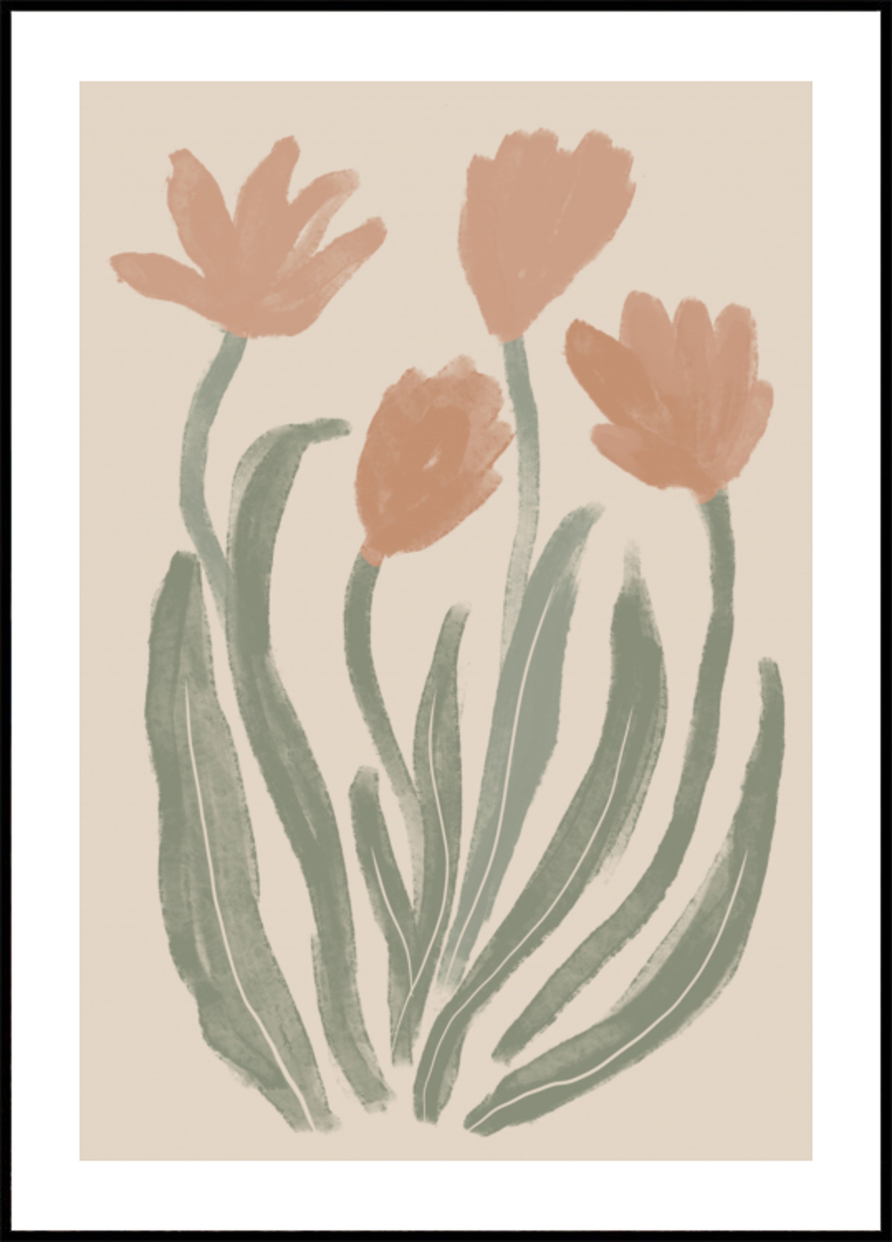 Soft Peach Blooms
