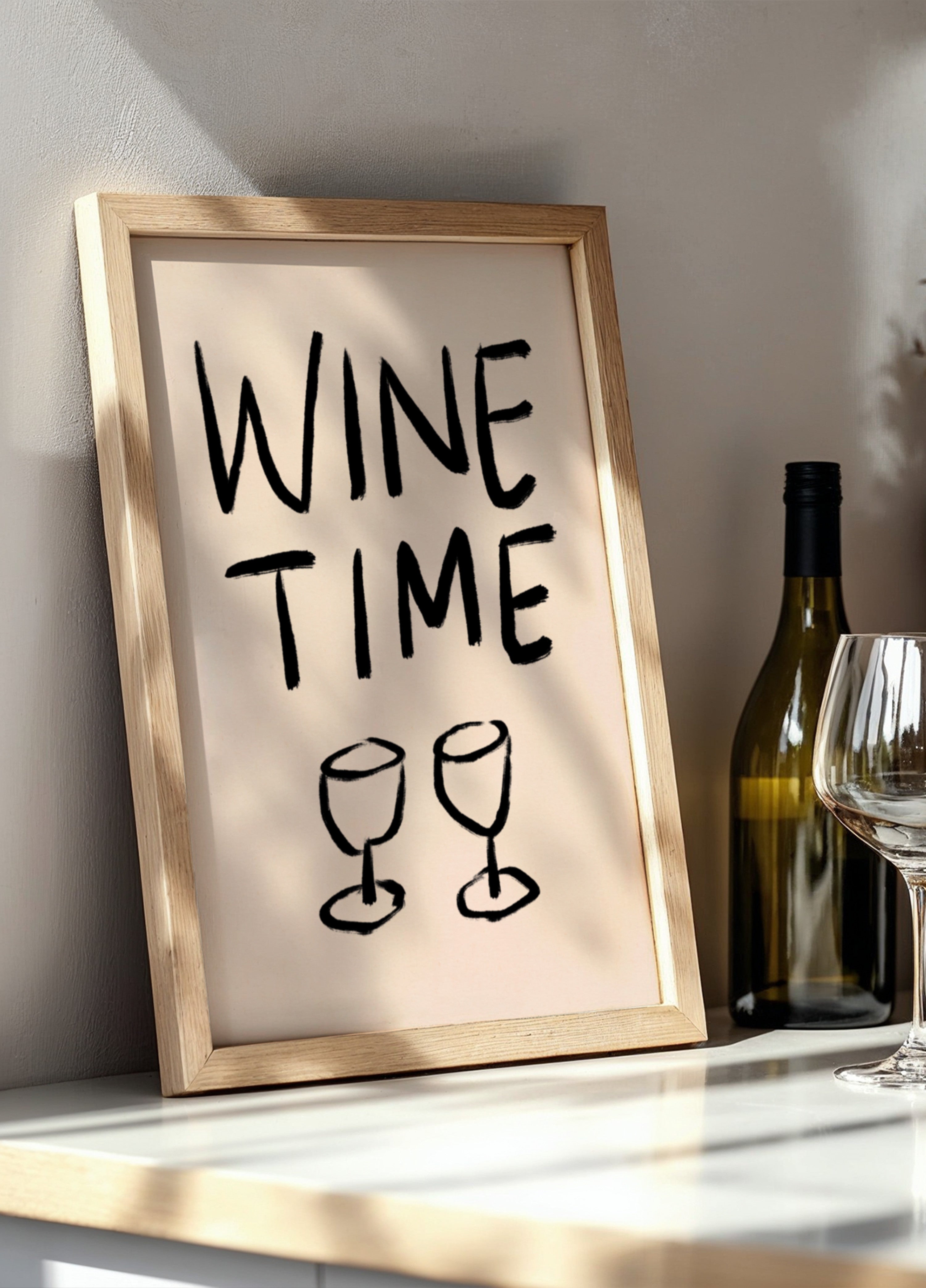 It's Wine Time - Posterbox