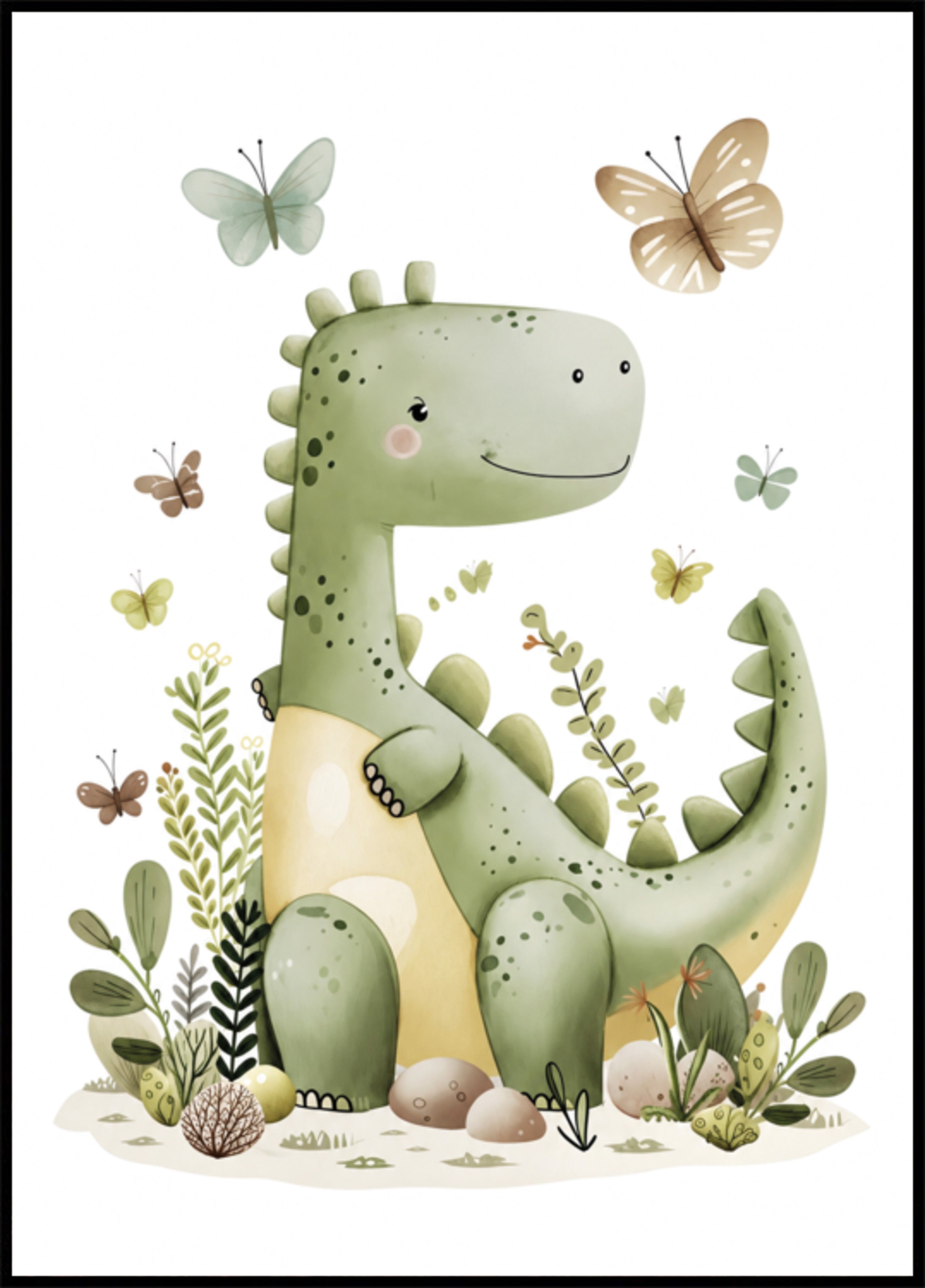 Pepinieră drăguță de dinozauri