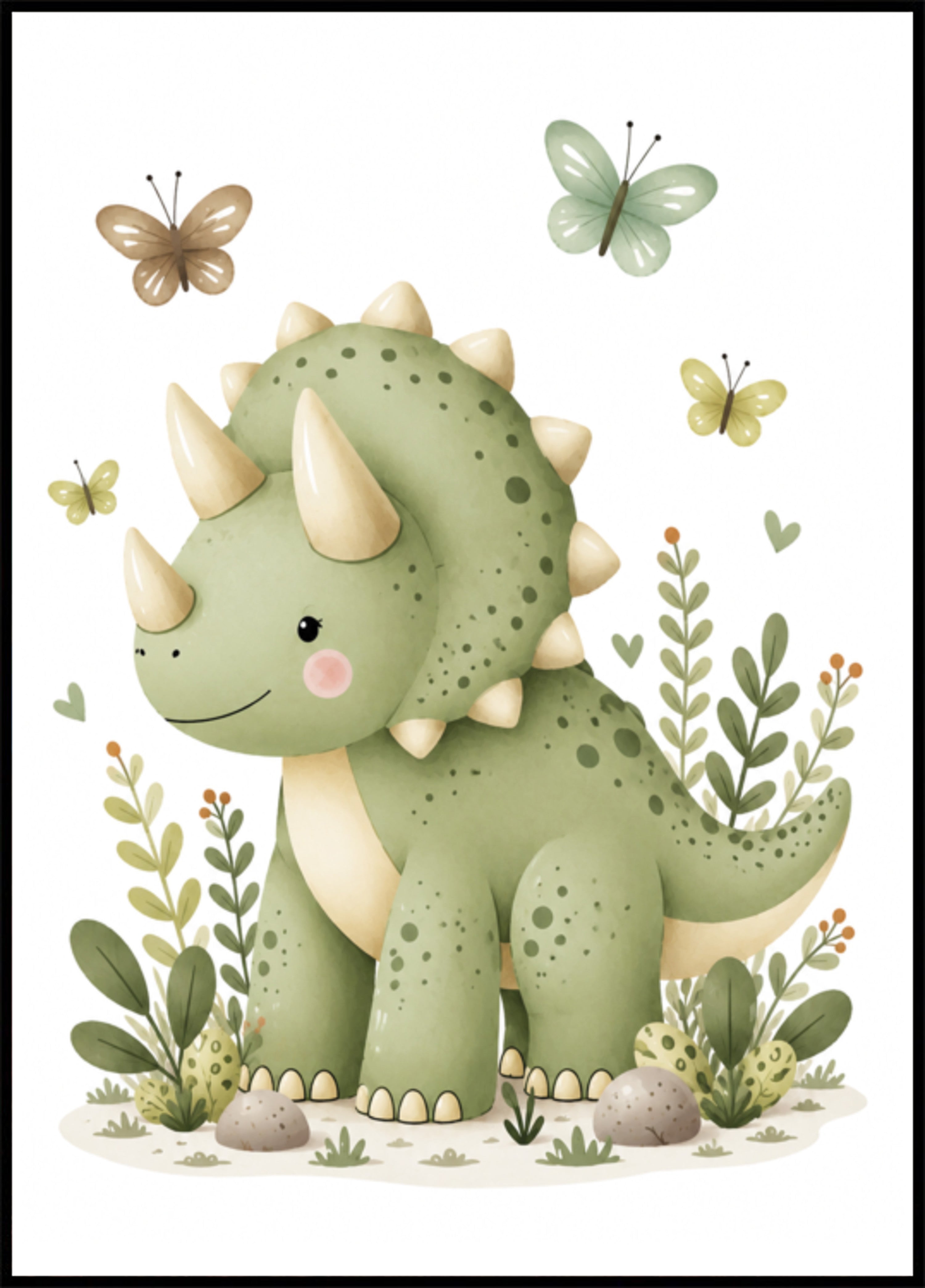 Pepinieră drăguță de dinozauri