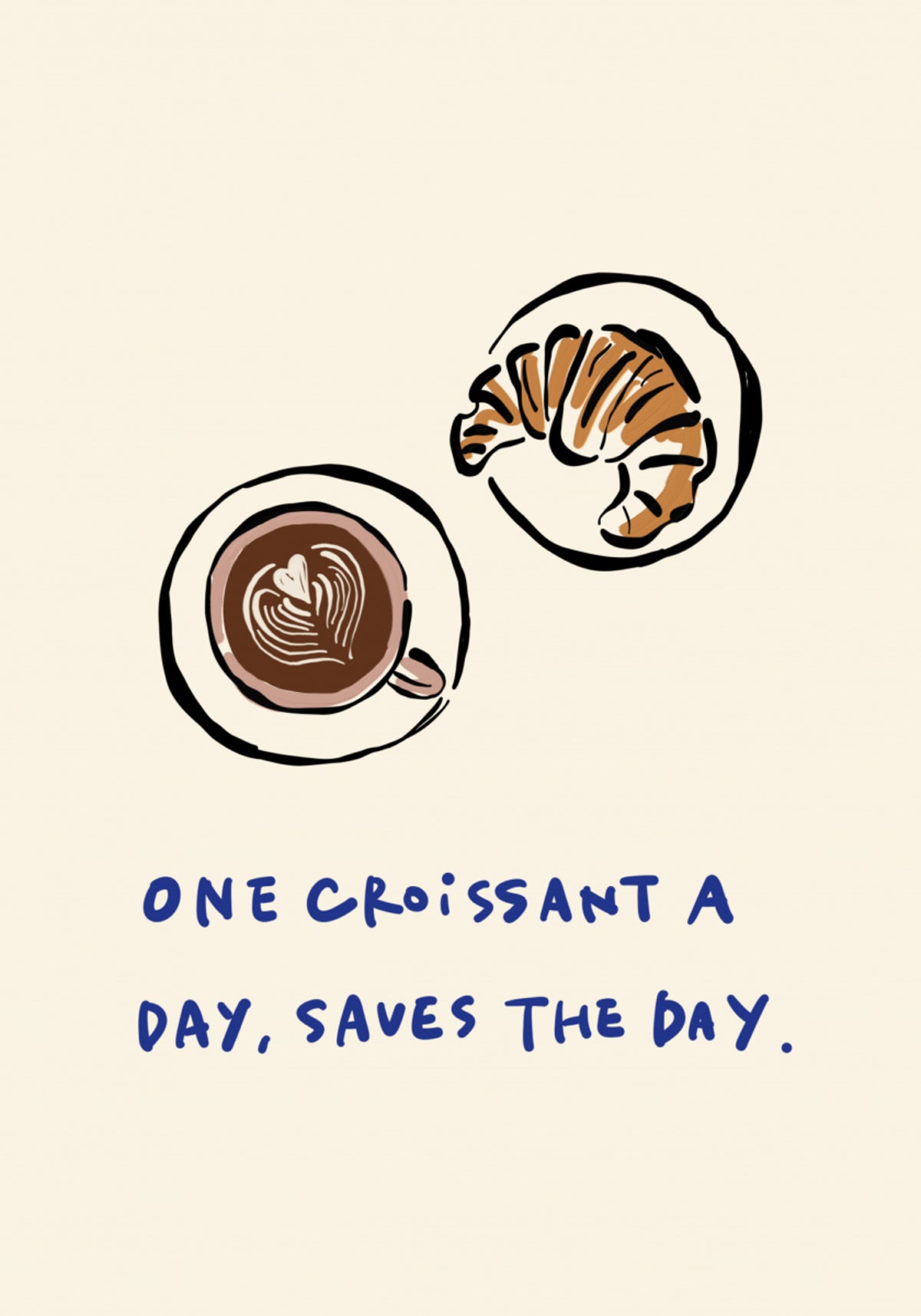 Gemittlech Croissant Kaffi