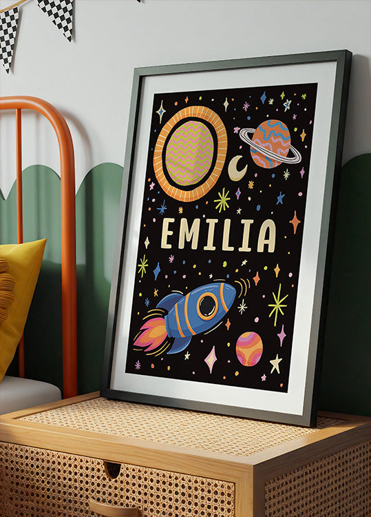 Personal space travel poster
