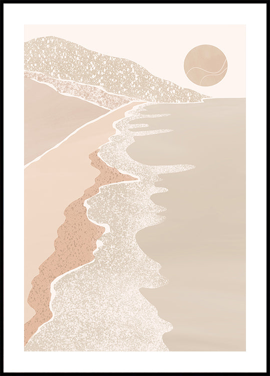 Abstract Seaside Plakat - Posterbox