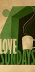 Love Sunday print - Posterbox