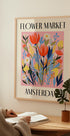 Flower Market Amsterdam Netherlands Plakat - Posterbox