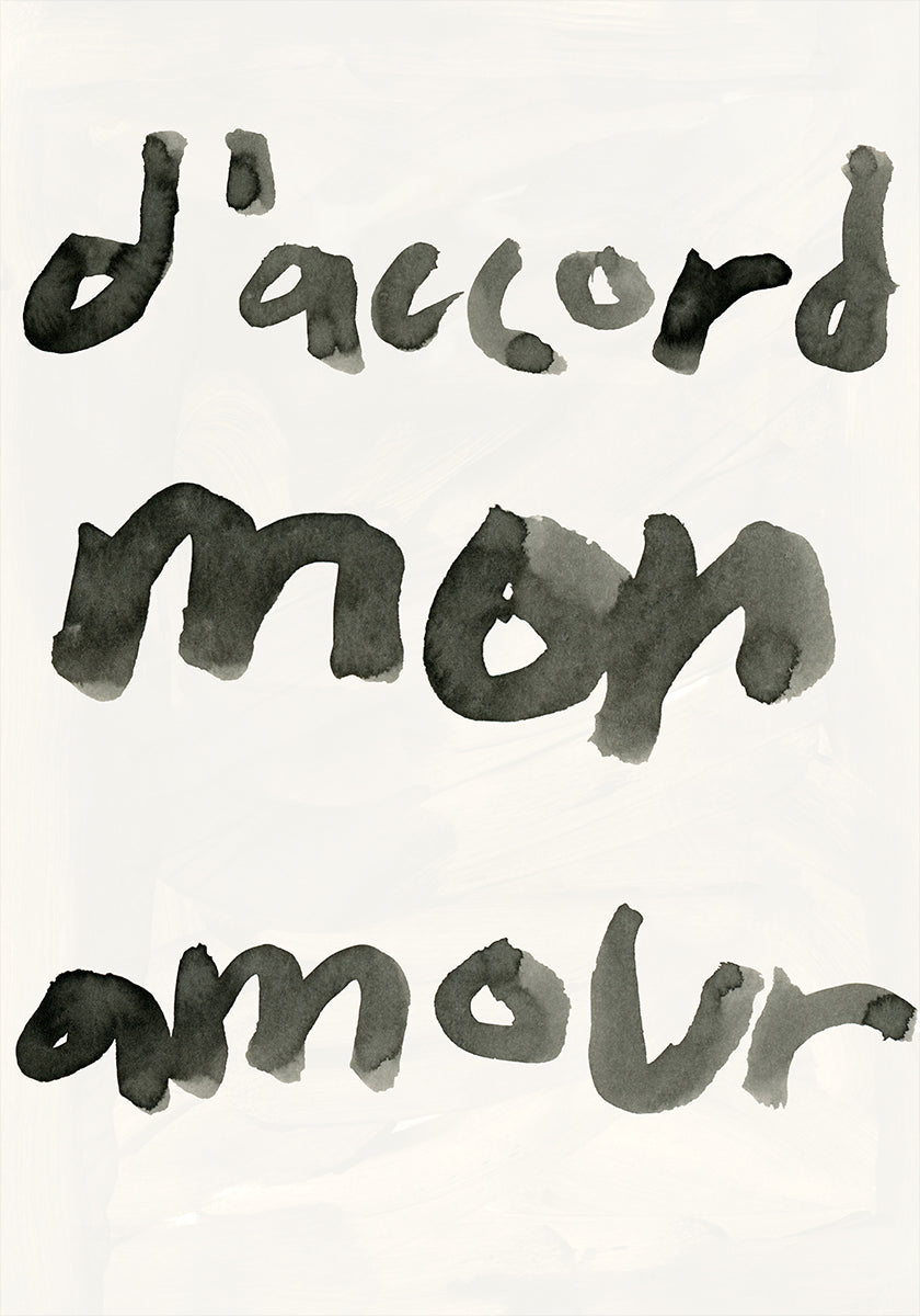 D'accord Mon Amour (JAUNS)