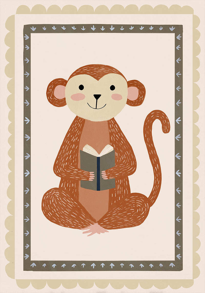 Booklove(monkey) (NEW) - Posterbox