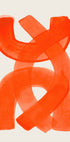 Orange Strokes Plakat - Posterbox