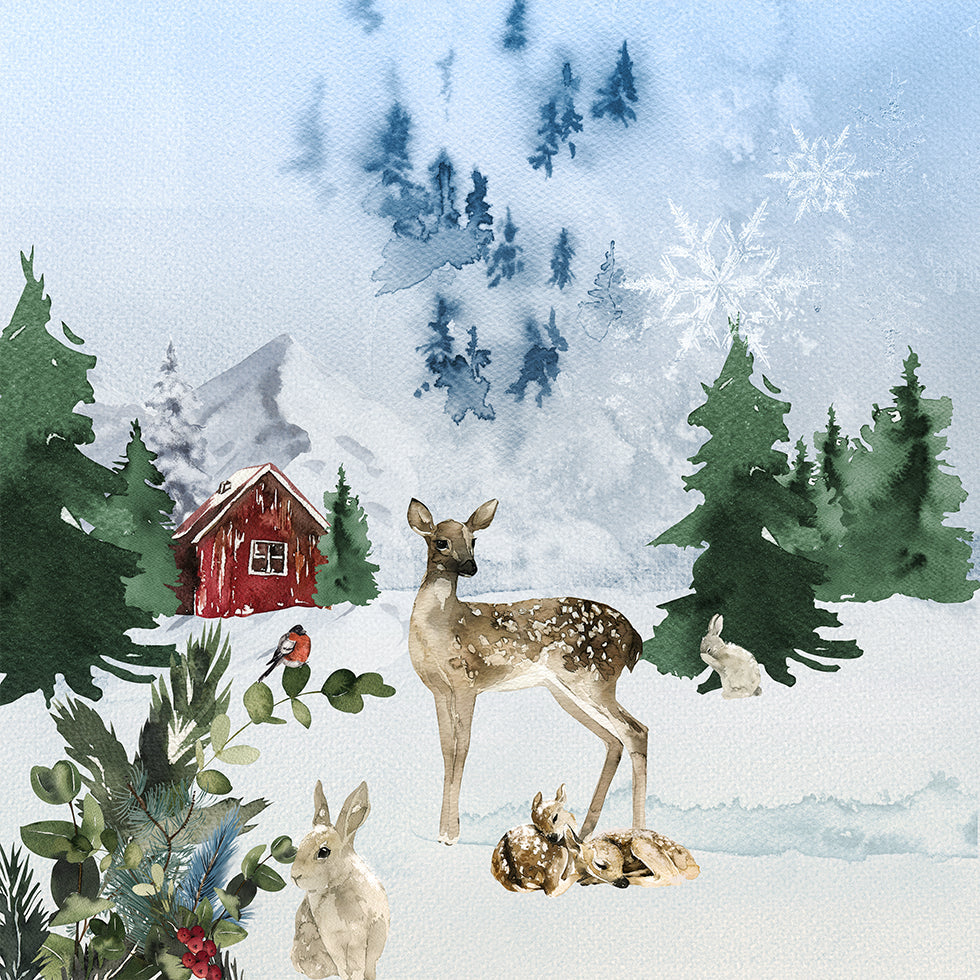 Woodland Winter Tale Poster - Posterbox