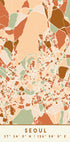 Black Maps Earth Tones 79 Plakat - Posterbox
