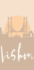 Skyline Earth Tone 2 39 Plakat - Posterbox