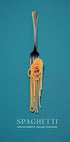 A Fork Wrapped In Spaghetti Plakat - Posterbox