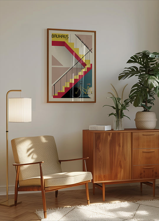 Bauhaus-Gestalt. Rad. Moderne Shape. Wheel. Modern (NEW) - Posterbox