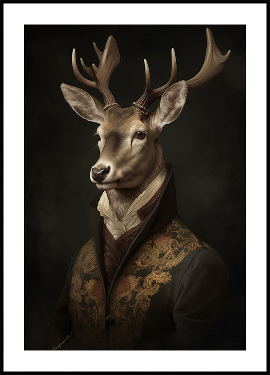 Stag Portrait (NEW) - Posterbox