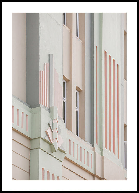 Pastel Facade Geometry (NEW) - Posterbox
