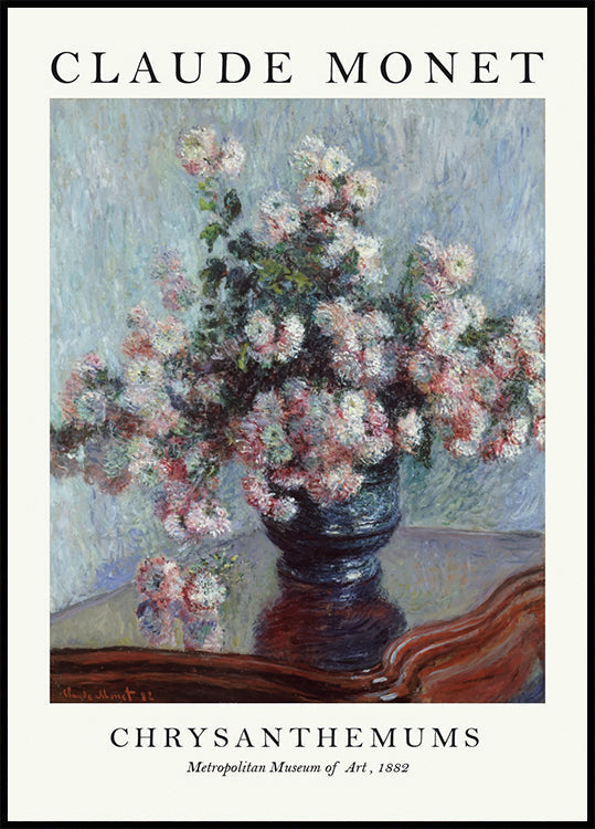 Monet Chrysanthemums Plakat - Posterbox.dk