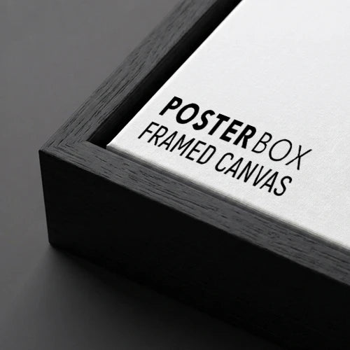 framed canvas black