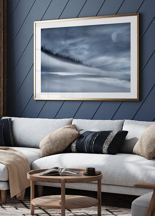 Winter night Plakat - Posterbox
