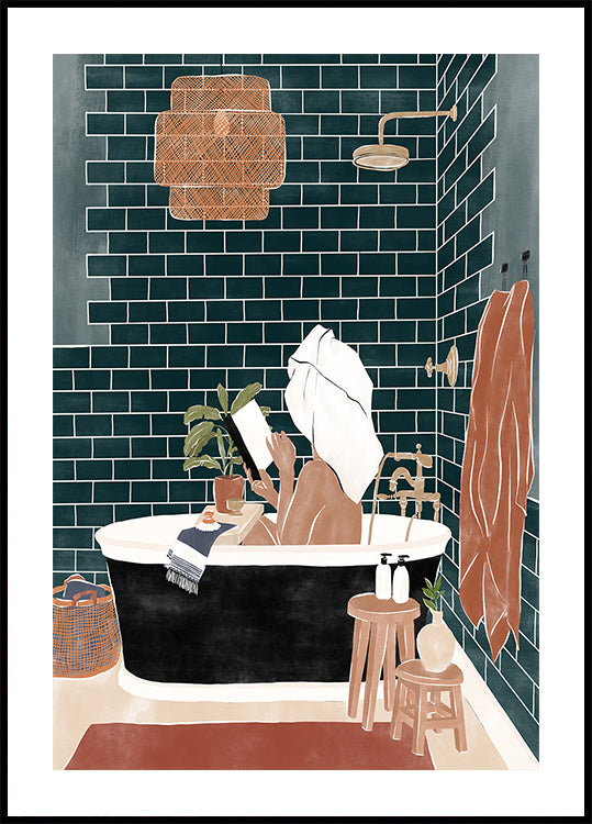Bathroom Babe Plakat - Posterbox