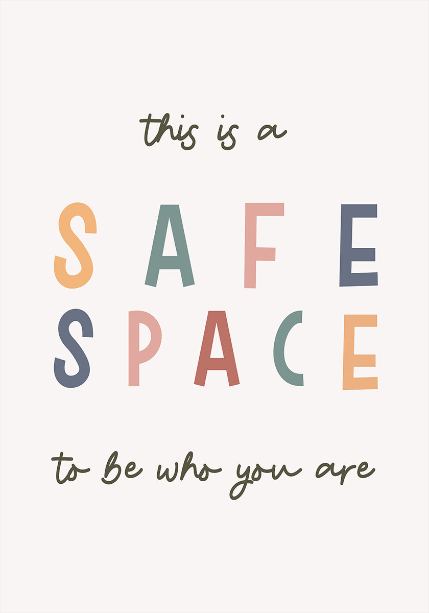 Safe Space Plakat - Posterbox