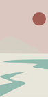 Minimal Dawn Scene Plakat - Posterbox