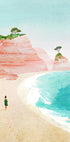 Beach Girl iv  Plakat - Posterbox