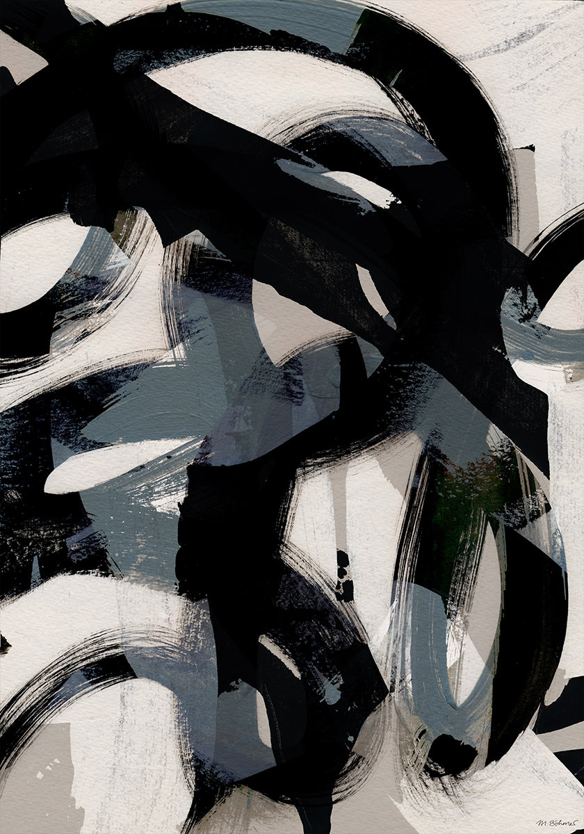 Abstract Brush Strokes 152 Plakat - Posterbox