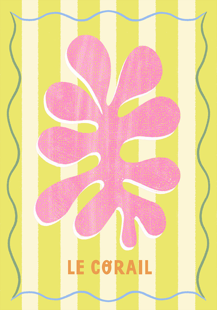 Le Corail Lemon/Cream Plakat - Posterbox