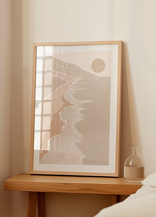 Abstract Seaside Plakat - Posterbox