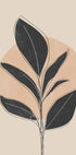 Black Abstract Plant (NEW) - Posterbox