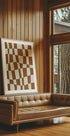Minimal Checkerboard Plakat - Posterbox