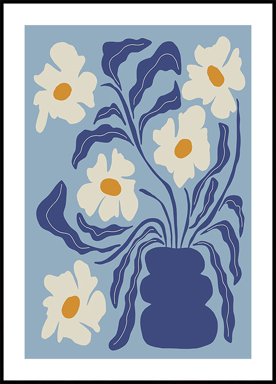 Blue moon flower-pot (NEW) - Posterbox
