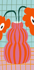 Colorful Clay Blooms Plakat - Posterbox