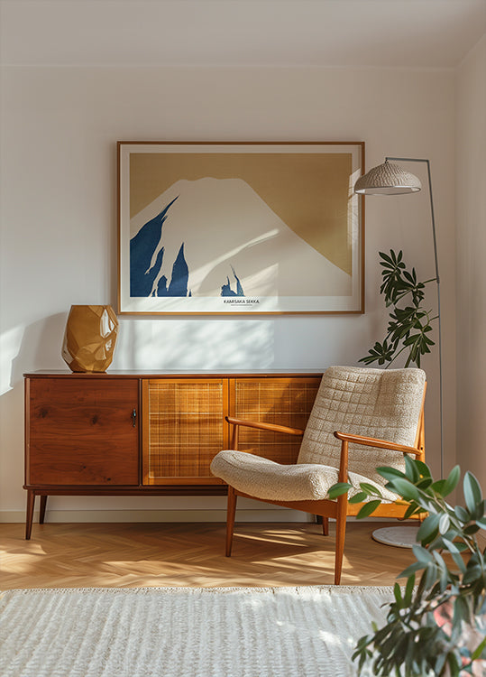 Mount Fuji Vun Momoyogusa Affiche