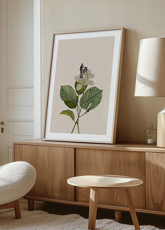 Afiș de cameraman de epocă botanic