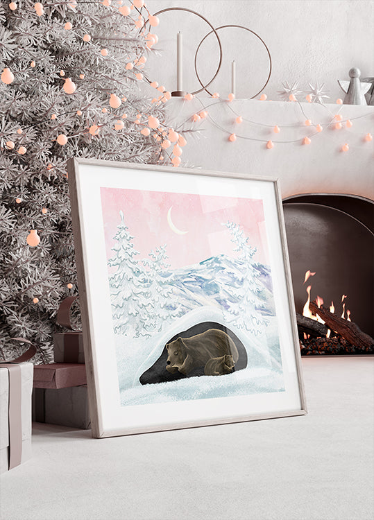 Ziemas miega plakāts