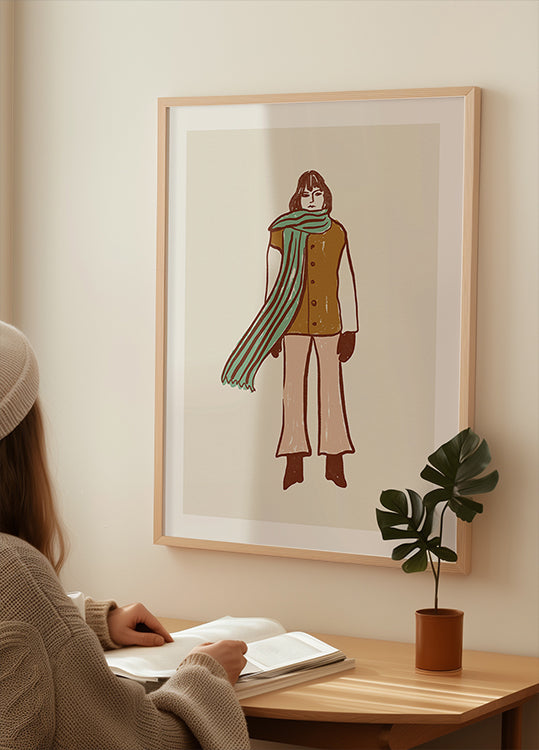 In my Winter Woolies Plakat